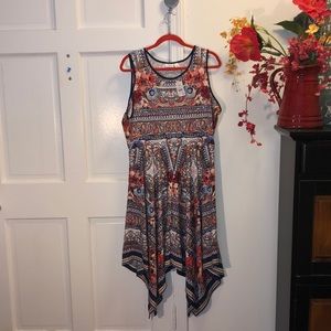 NWT Cato Sleeveless Paisley Floral Dress